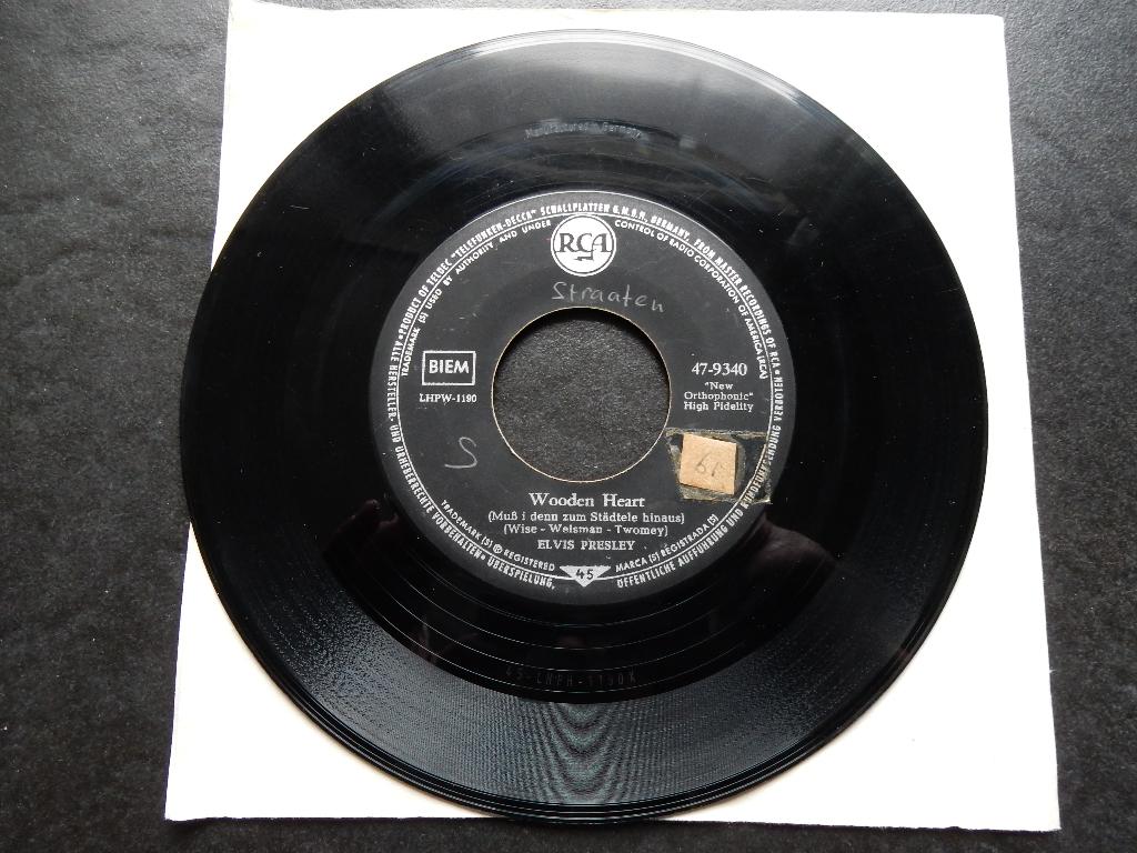 Elvis – Wooden Heart (Muss I' Denn), Ophalen of Verzenden, Zo goed als nieuw, Pop