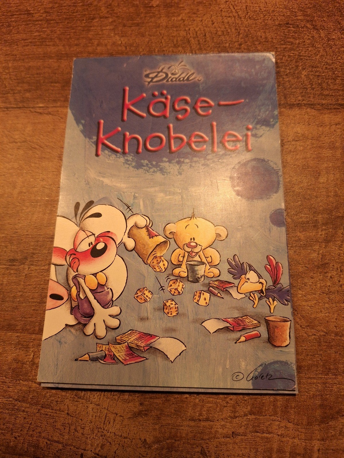 Diddl Käse-Knobelei blok met 20 blaadjes en 1 los, Verzamelen, Ophalen of Verzenden