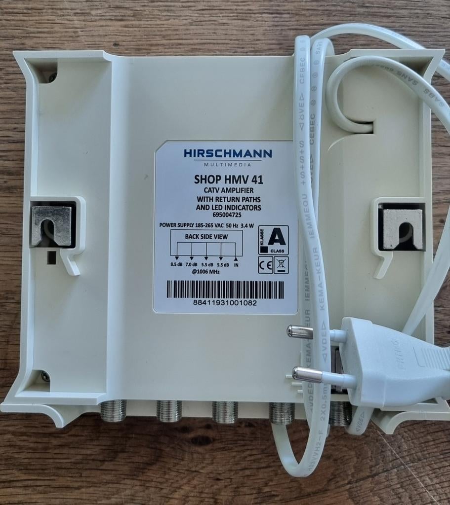 Hirschmann SHOP HMV 41 CATV Versterker met Retourpaden, Ophalen of Verzenden, Gebruikt, Overige kabels