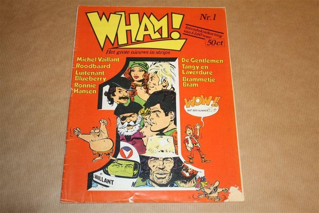 Wham! - Nr. 1 - Allereerste nummer 1979 !!, Eén stripboek, Ophalen of Verzenden, Gelezen