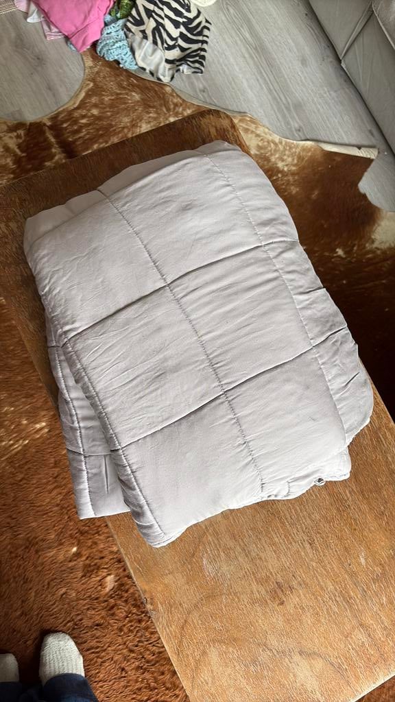 Verzwaringsdeken 8kg, Ophalen, Eenpersoons, Grijs, Deken of Dekbed