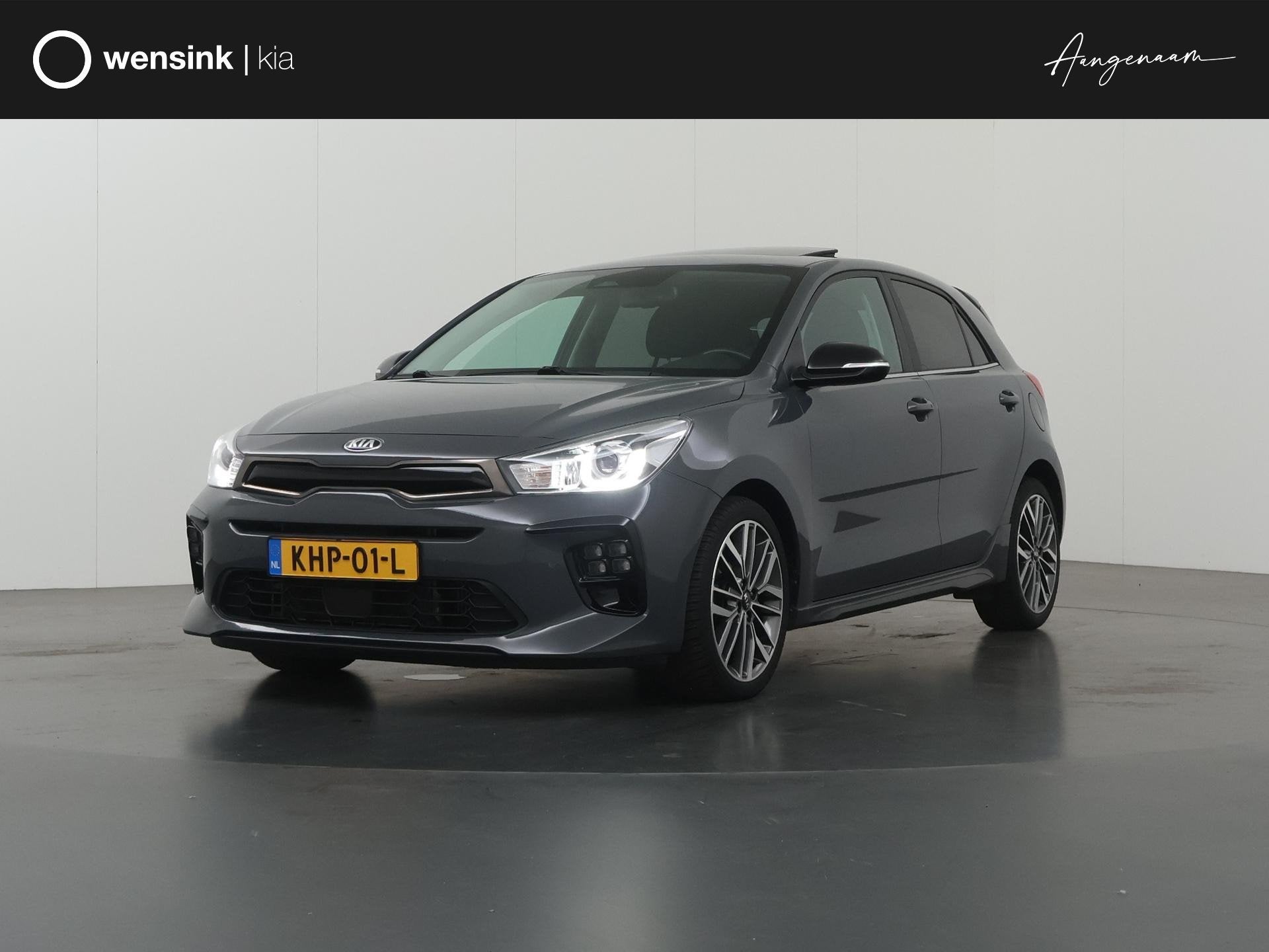 Kia Rio 1.0 T-GDi MHEV GT-Line | Schuif/Kanteldak | Stoel/St, Auto's, Kia, 450 kg, Gebruikt, Euro 6, Leder en Stof