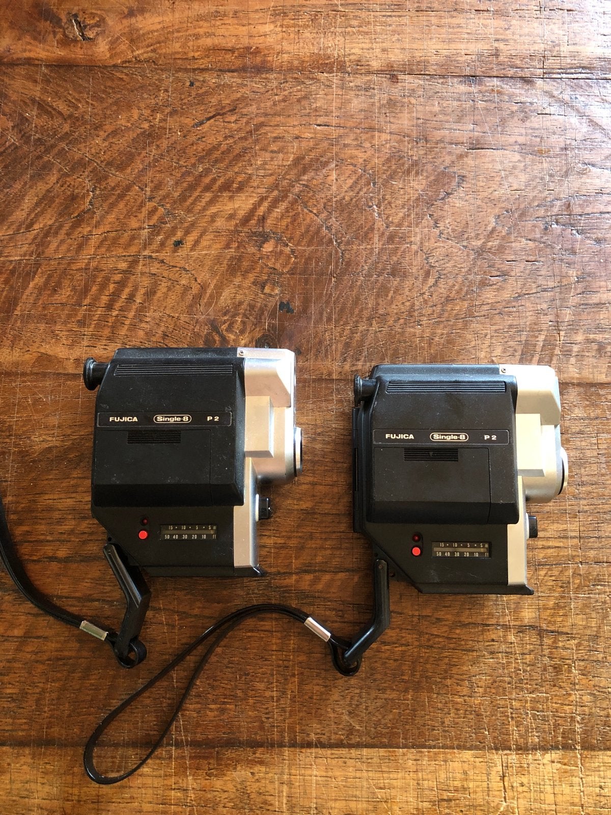 2x Vintage Fujica Single-8 P2 Filmcamera's, Ophalen of Verzenden, 8mm, Camera