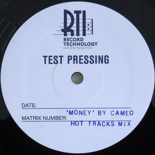 zeldzame éénzijdige testpersing van Cameo – “Money”., Ophalen of Verzenden, Zo goed als nieuw, 12 inch, Dance en House