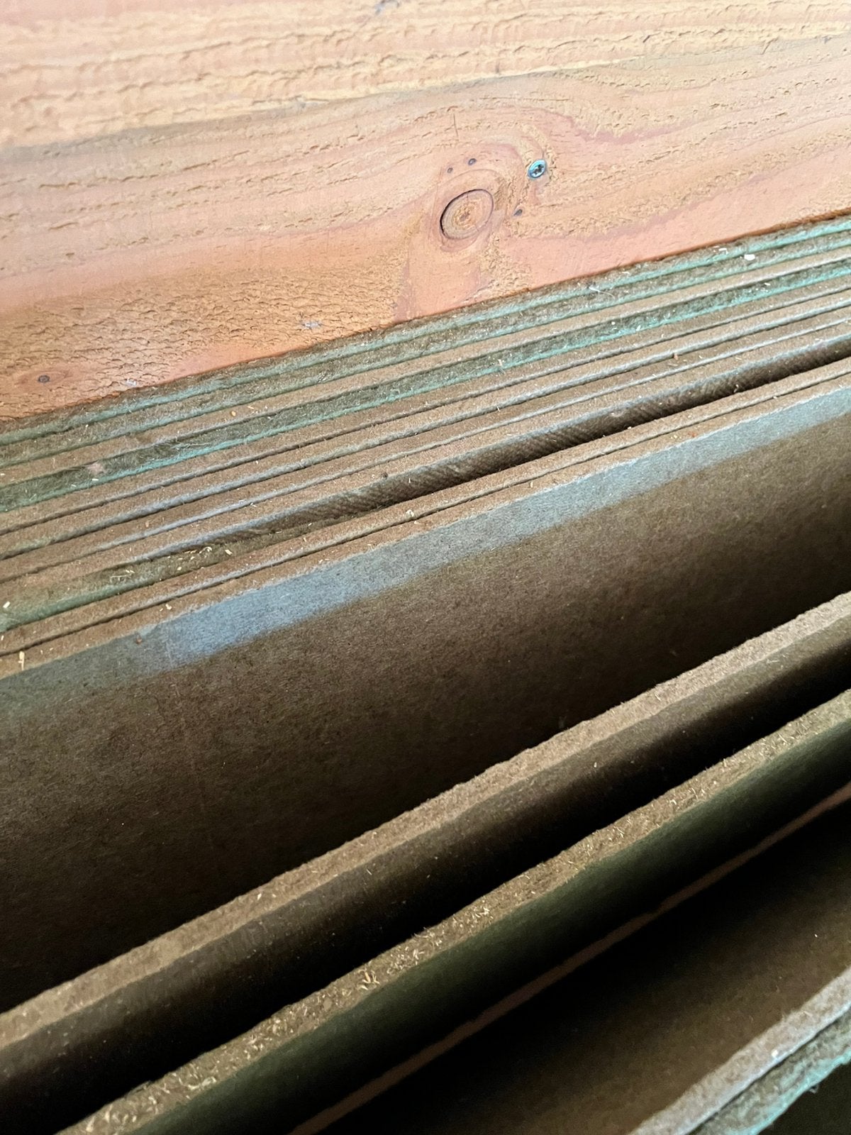 Ondervloer platen ruim 10m2, Ophalen, Zo goed als nieuw, Groen, 10 tot 25 m²