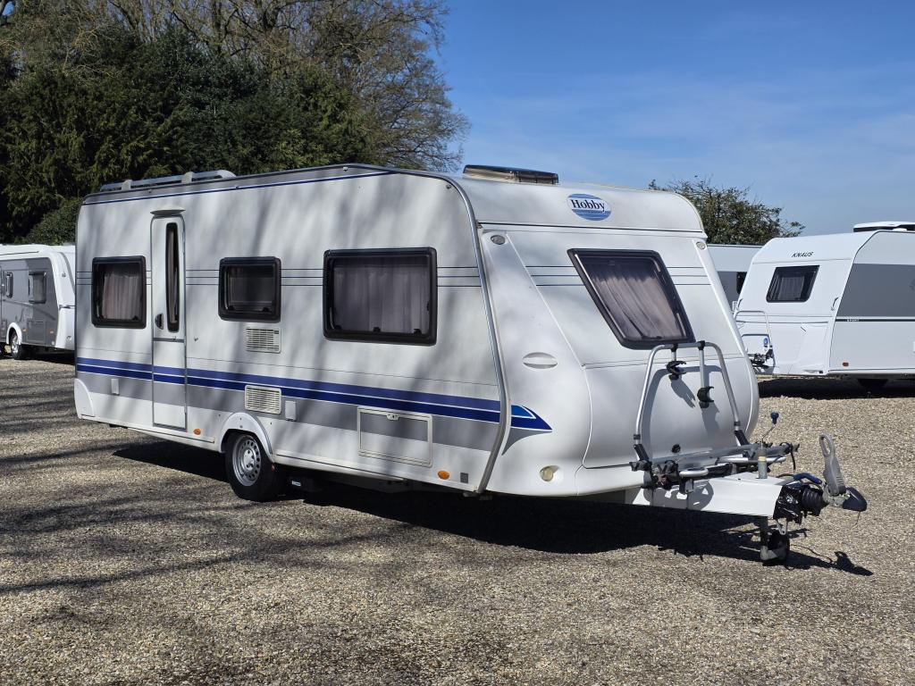 Hobby Excellent 540 UL Mover voortent fietsrek TOPSTAAT, Rondzit, Hobby, Bedrijf, 5 tot 6 meter