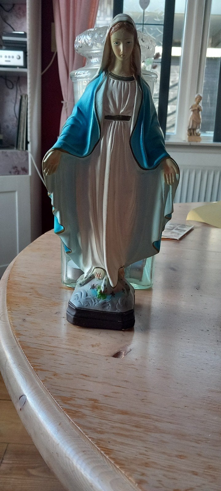 Mooi Mariabeeld in perfecte staat, 29 cm hoog, Antiek en Kunst, Ophalen of Verzenden