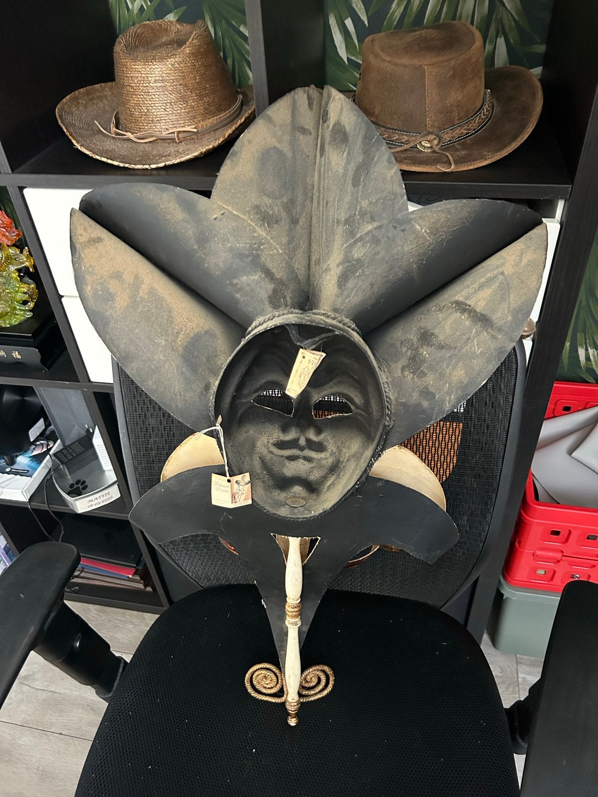 Venetiaans Joker masker - Handgemaakt - Valentini Pereno, Ophalen