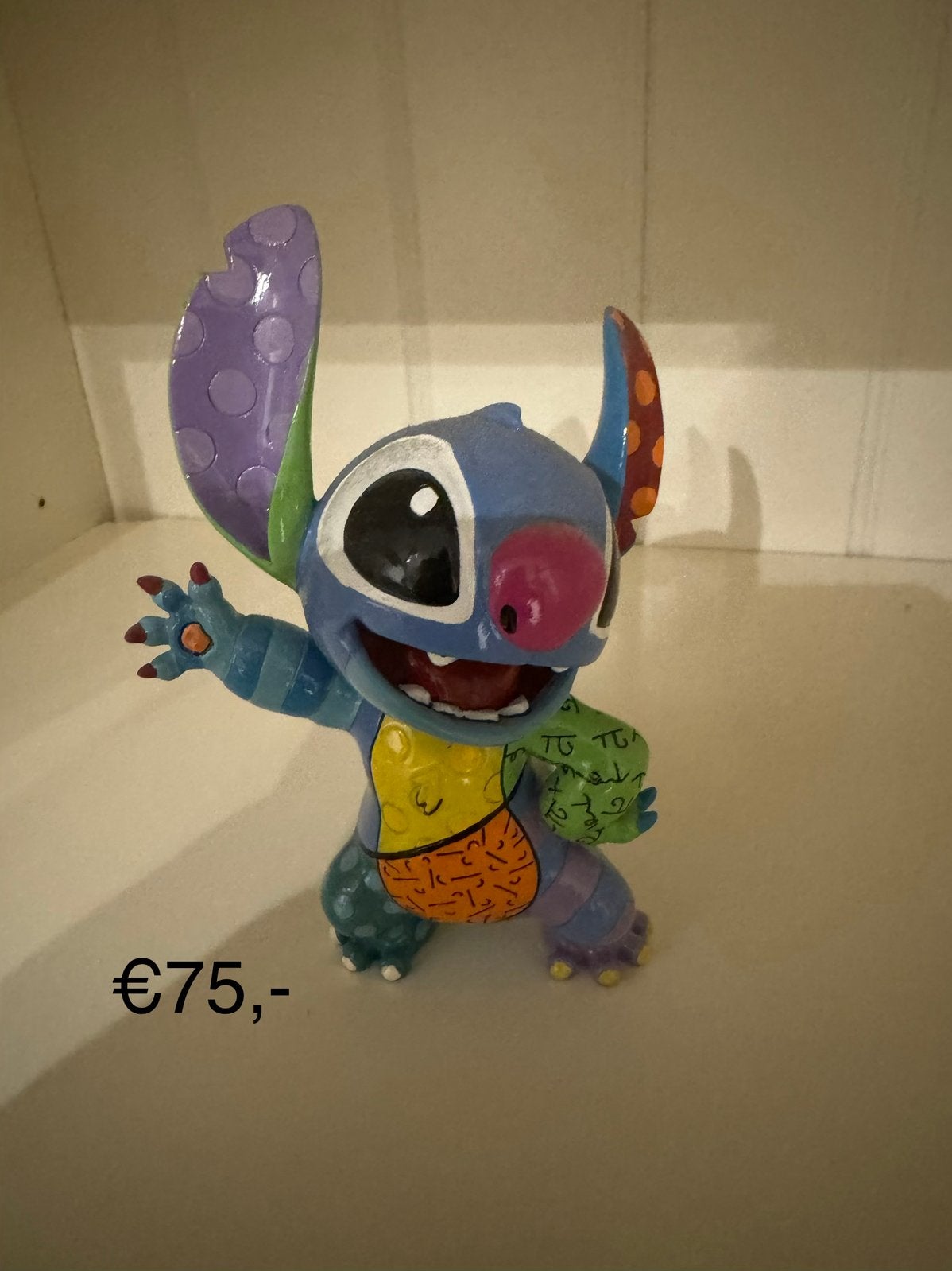 Disney britto stitch retired, Ophalen of Verzenden, Overige figuren, Zo goed als nieuw, Beeldje of Figuurtje