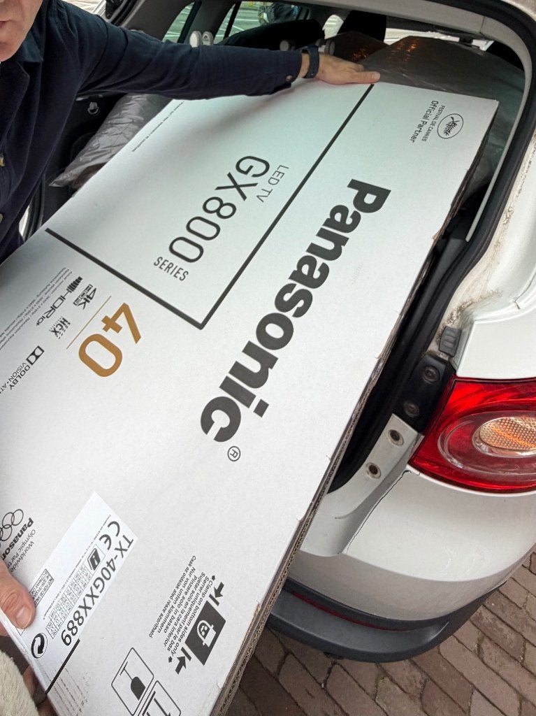 Panasonic GX800 Series LED TV - Zo goed als nieuw, Ophalen, LED, Panasonic, 50 Hz