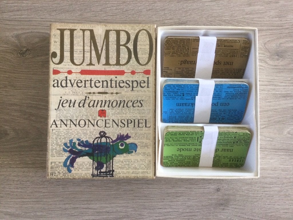 Jumbo Advertentiespel - Gezelschapsspel, Een of twee spelers, Ophalen of Verzenden, Gebruikt, Jumbo