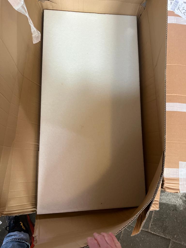 4 nieuwe geluidsisolatiepanelen 120x60 cm, Ophalen, Overige materialen, 4 tot 8 cm, Nieuw