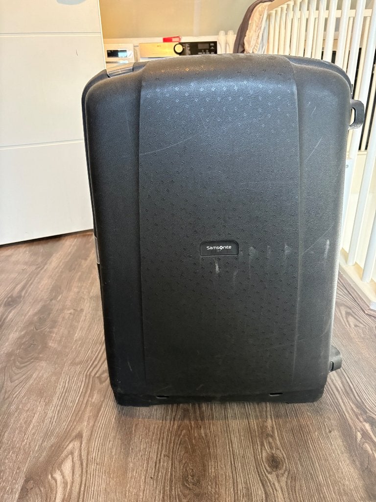 Koffer Samsonite, Gebruikt, Hard kunststof, 45 tot 55 cm, Wieltjes