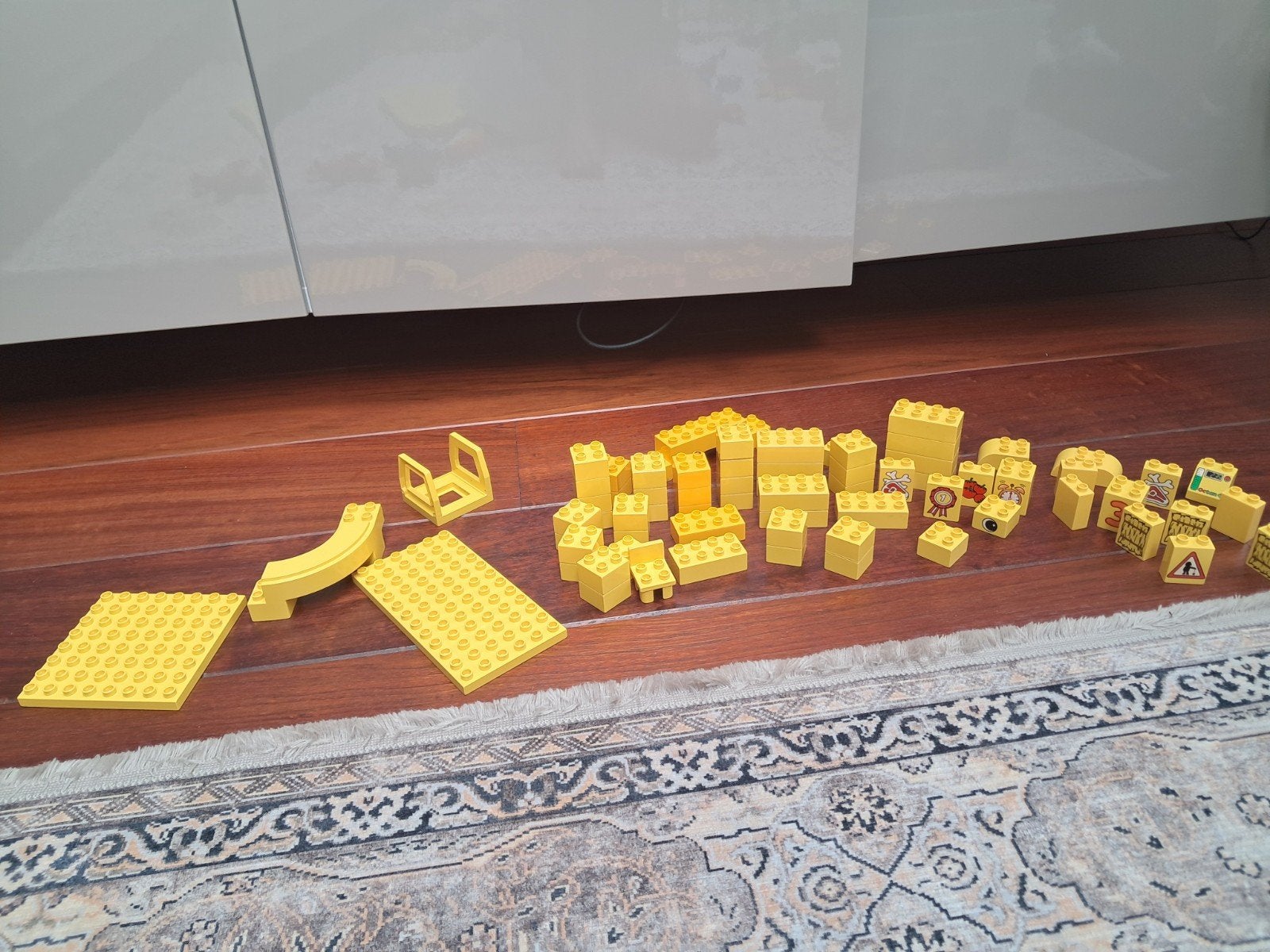 Vintage duplo Gele blokken., Ophalen of Verzenden, Zo goed als nieuw, Duplo