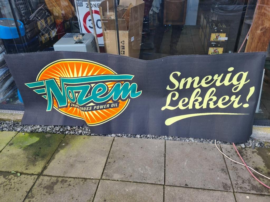 Spandoek Nozem.  L 240cm. H80cm, Ophalen of Verzenden, Gebruiksvoorwerp