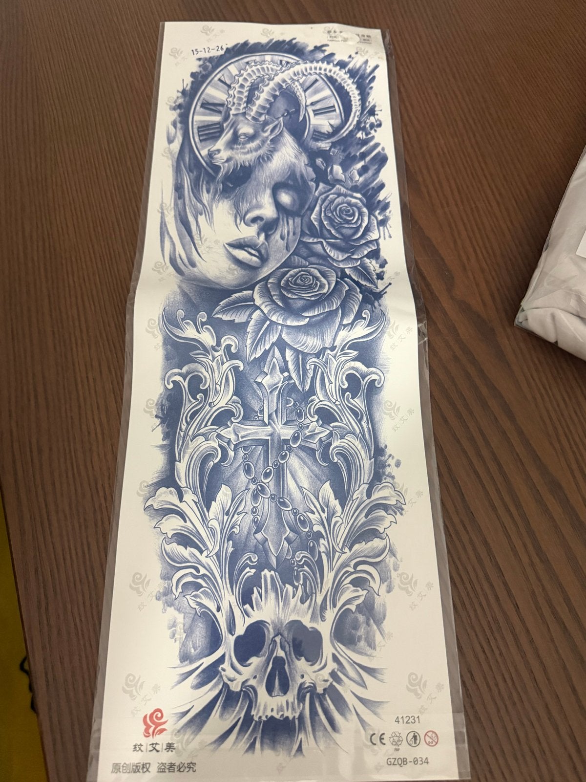 Plak  Tattoo, Ophalen