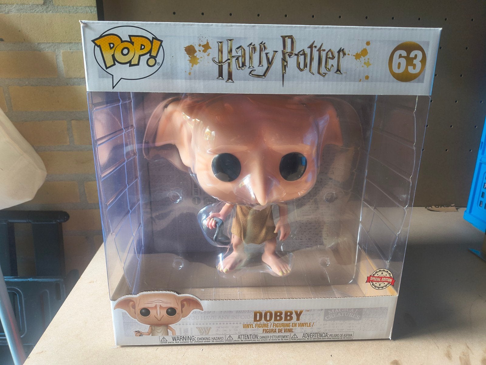 Funko Pop! Harry Potter Dobby #63 Special Edition, Ophalen of Verzenden, Zo goed als nieuw