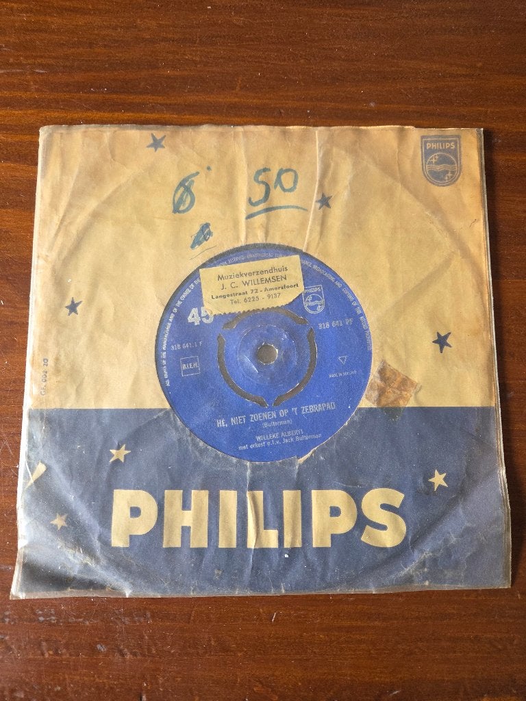 Single Hé niet zoenen op het zebrapad, Ophalen, Gebruikt, 7 inch, EP