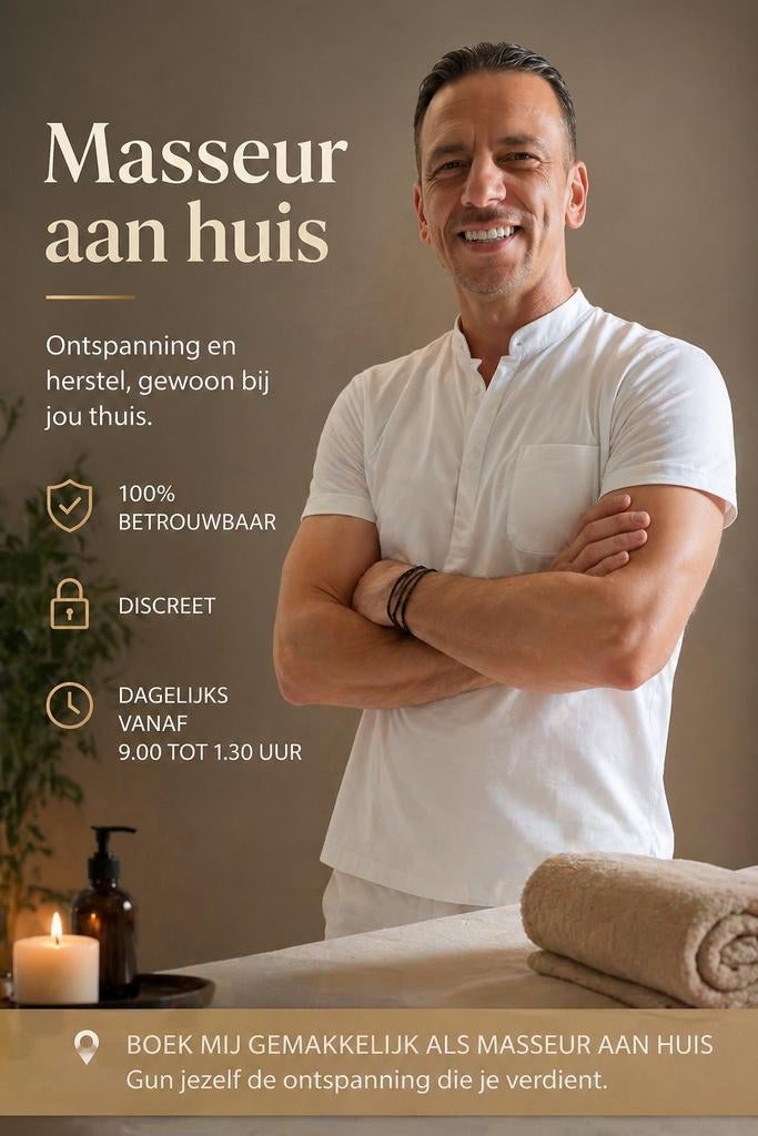 MASSAGE AAN HUIS, Diensten en Vakmensen, Welzijn | Masseurs en Massagesalons, Stoelmassage