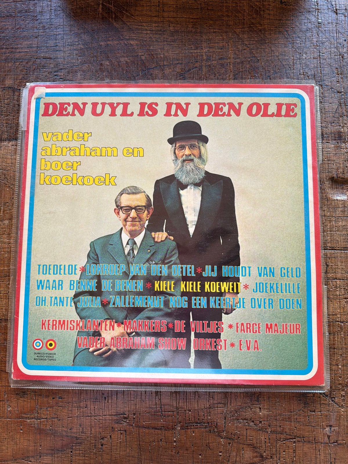 Vader Abraham en Boer Koekoek - Den Uyl is in den Olie LP, LP, Gebruikt, Ophalen of Verzenden, Levenslied of Smartlap