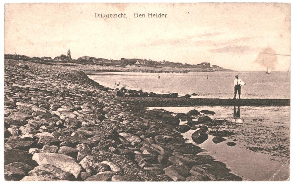 967358 Den Helder 1926 Postzegel afgeweekt, Ophalen of Verzenden, 1920 tot 1940, Gelopen, Noord-Holland
