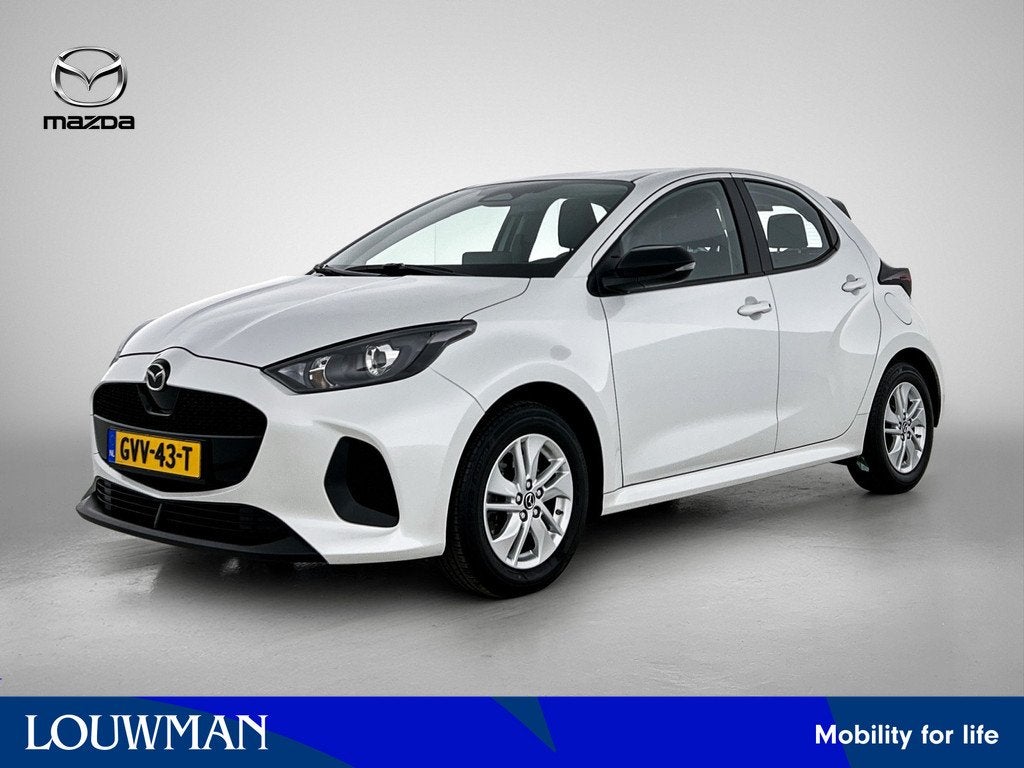 Mazda 2 Hybrid 1.5 Center-line | Stoelverwarming | Camera |, Auto's, Mazda, 12 maanden, Gebruikt, Wit, Bedrijf