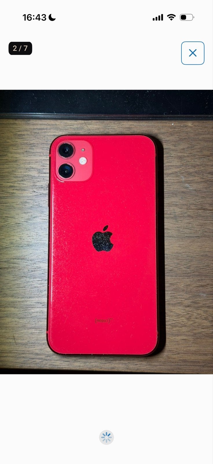 Iphone 11 rood zonder doos en oplader, Telecommunicatie, Ophalen of Verzenden