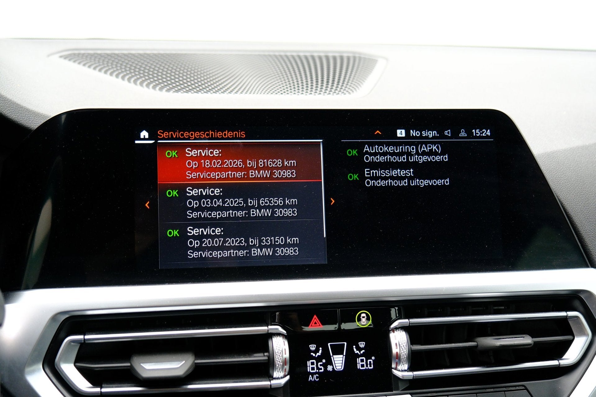 Foto 18 van BMW 3-serie 318i M Sport Aut. Navi|Leder-Alcantara|1e Eig|Pa