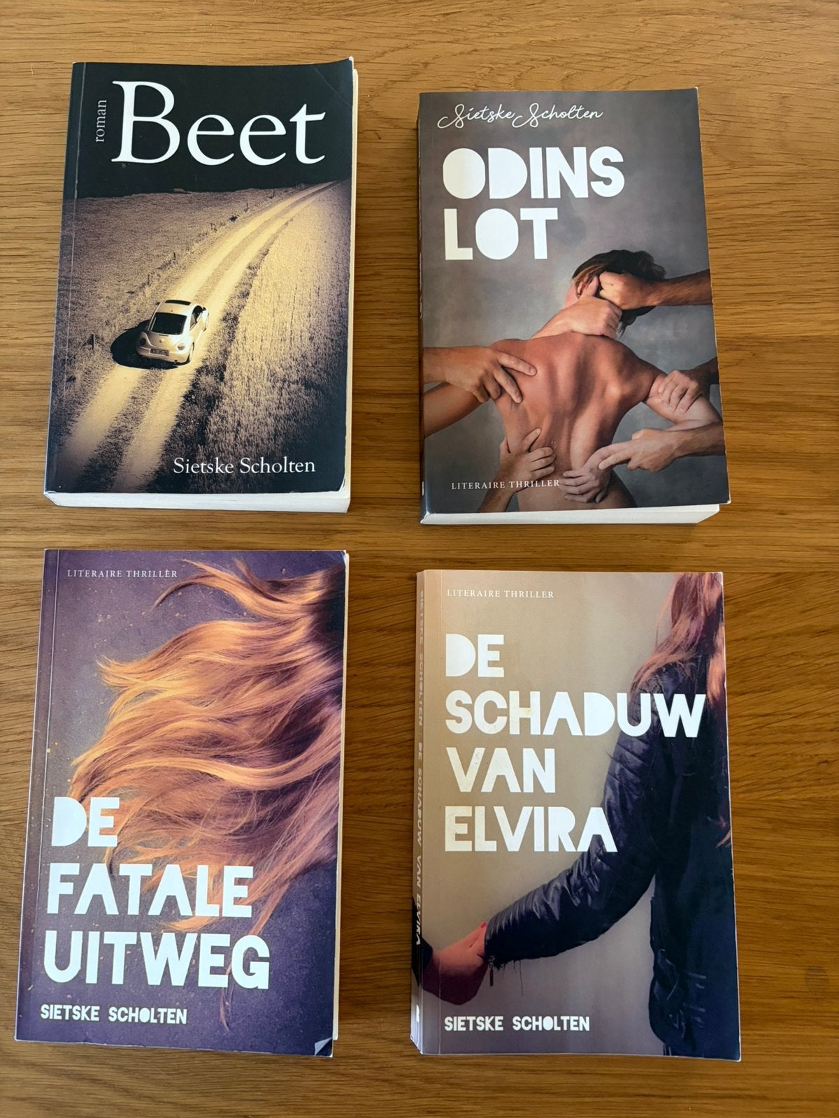 Vier boeken van de schrijver Sietske Scholten, Ophalen of Verzenden, Gelezen, Nederland