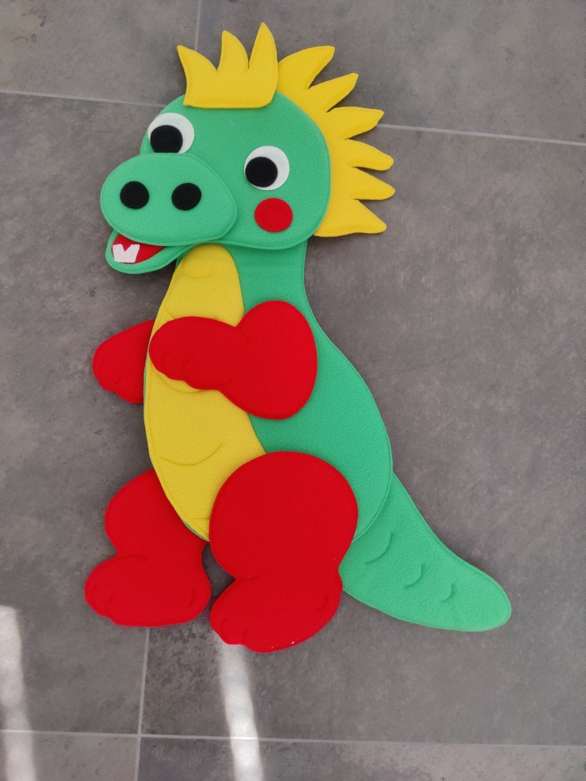 Leuke wanddecoratie draak voor kinderkamer, Ophalen of Verzenden, Zo goed als nieuw, Wanddecoratie