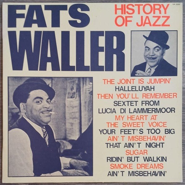 LP - Fats Waller ‎– Fats Waller, Cd's en Dvd's, LP, Gebruikt, Ophalen of Verzenden, Jazz
