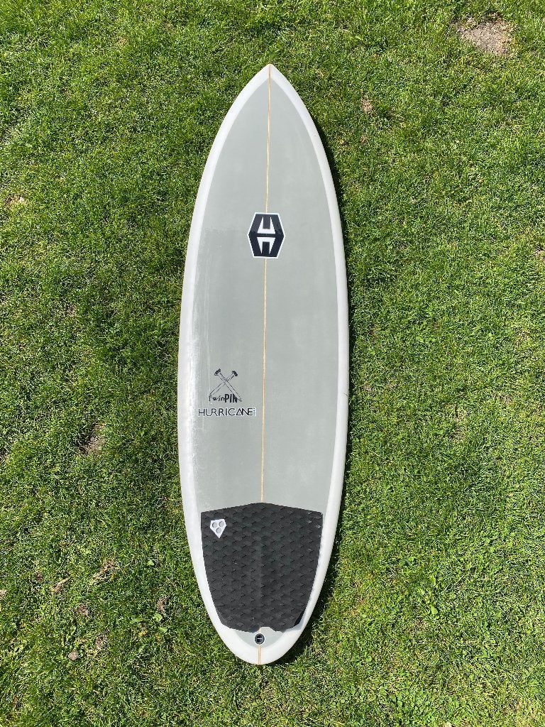 5’10 Hurricane Twin Pin, Ophalen, Zo goed als nieuw, Shortboard