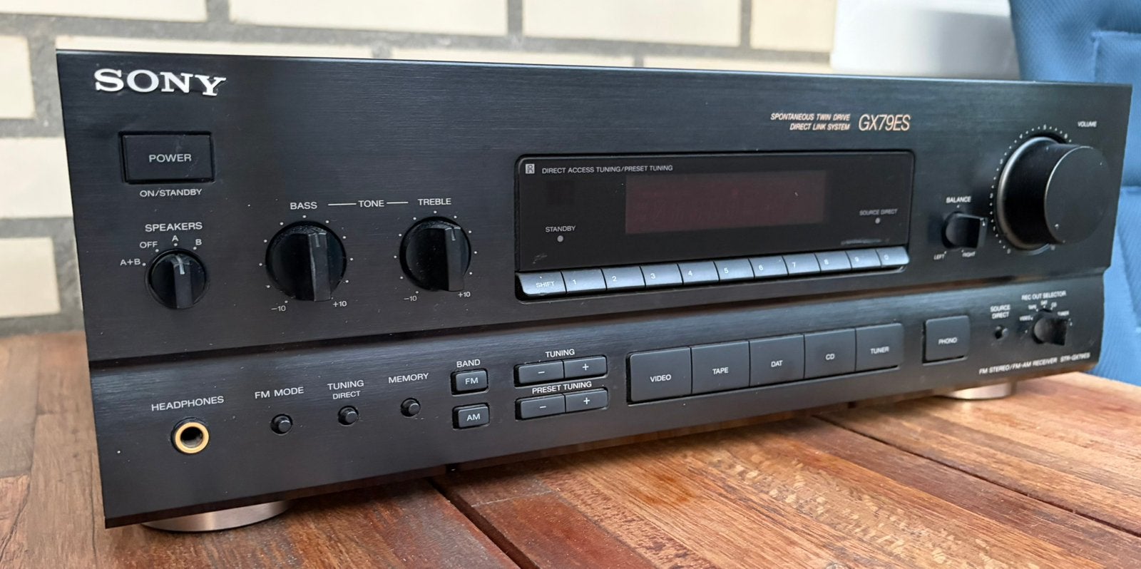 Sony Receiver | STR-GX 79 ES | in goede conditie, Gebruikt, Ophalen of Verzenden, 60 tot 120 watt, Sony