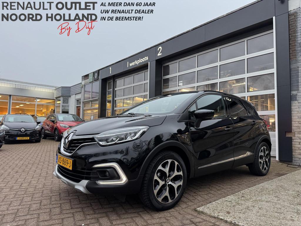 Renault Captur 1.3 TCe 150pk EDC Intens+Trekhaak!, Gebruikt, 4 cilinders, 150 pk, Zwart