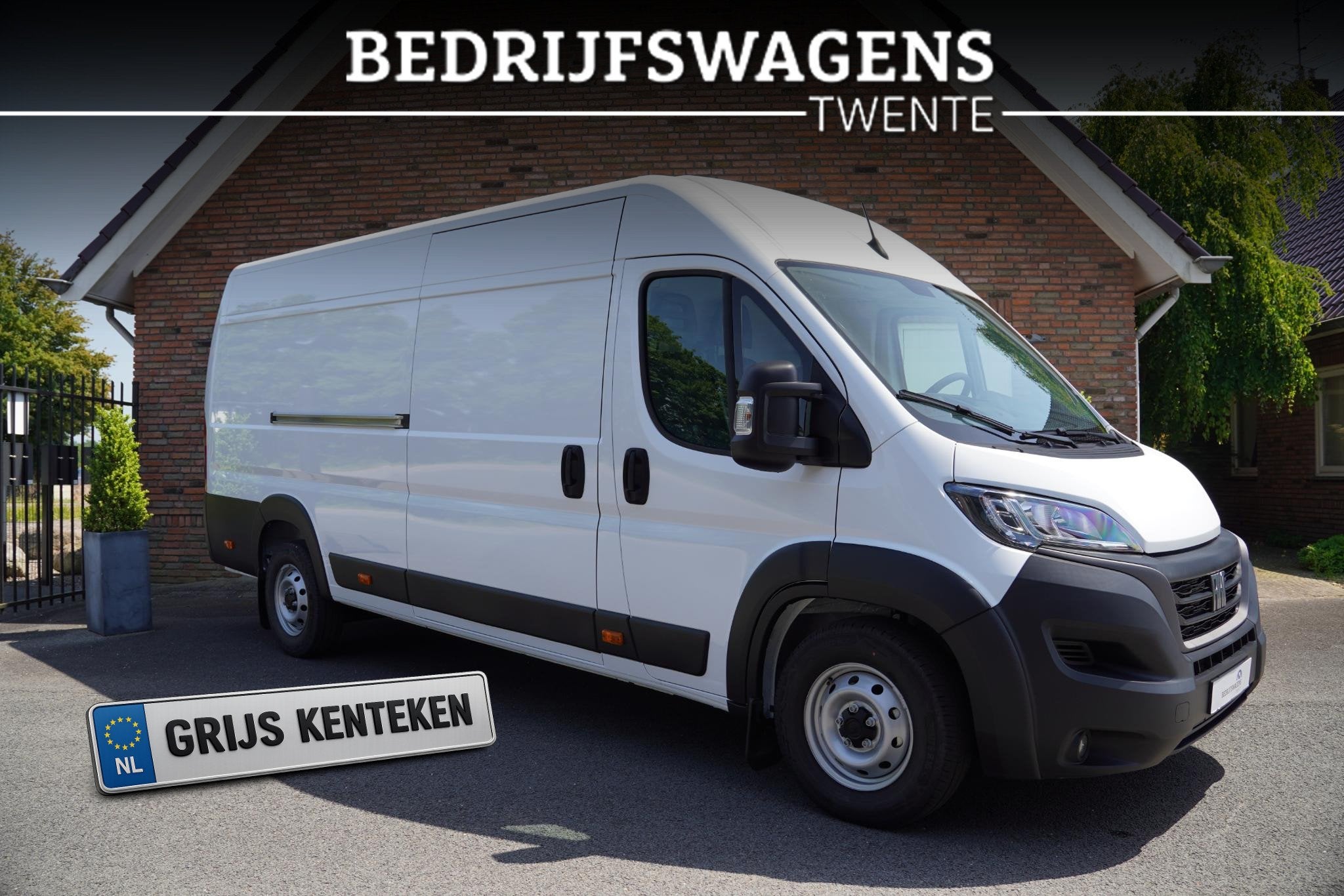 Fiat Ducato L4H2 MultiJet 140 pk Airco, BPM vrij, PDC, NIEUW, Auto's, Voorwielaandrijving, Stof, Gebruikt, Euro 6