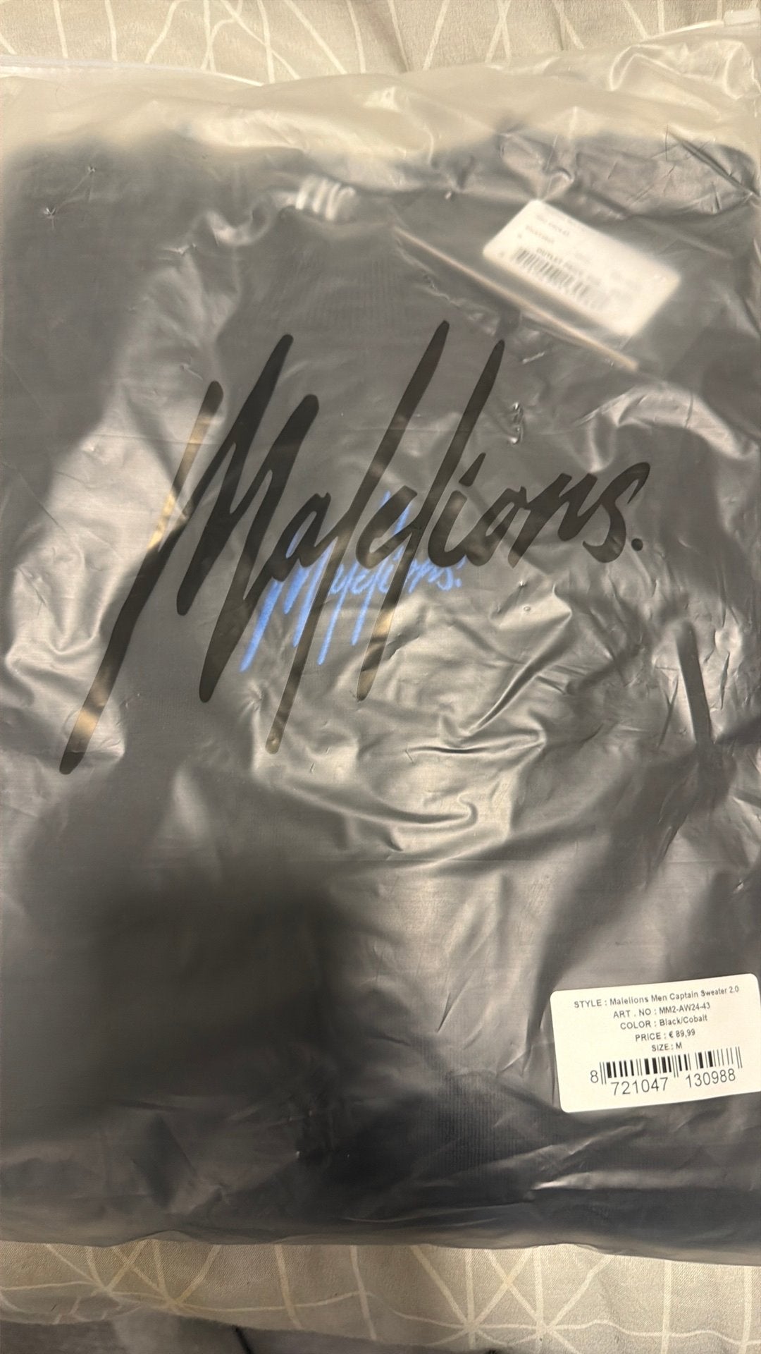 Nieuw in verpakking Malelions sweater Maat M, Ophalen of Verzenden, Nieuw, Maat 48/50 (M), Zwart