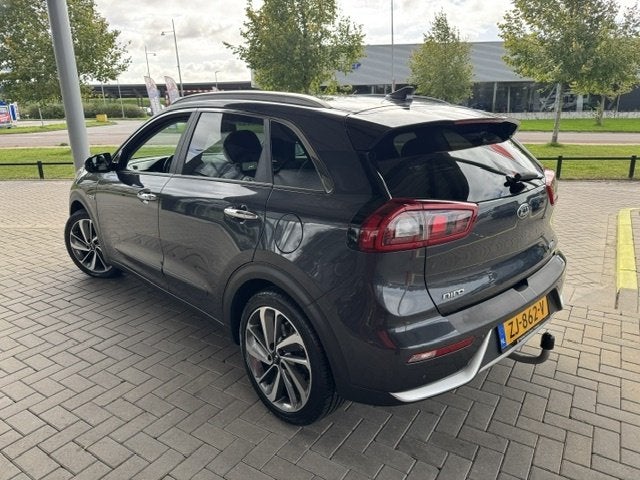 Kia Niro 1.6 GDi HYBRID EXECUTIEVE LINE AUT. (Véél opties!, Auto's, Automaat, Gebruikt, 23 km/l, Leder