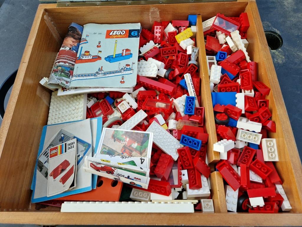 Oude lego, Ophalen, Gebruikt