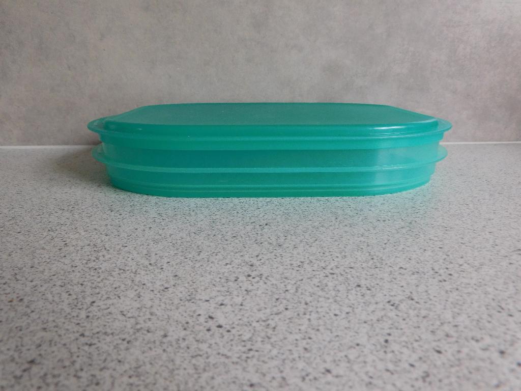 Tupperware Combismart Laag 3 delig Turquoise, Ophalen of Verzenden, Zo goed als nieuw, Groen, Overige typen