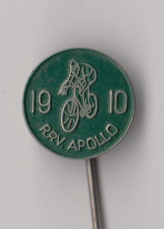 Wielrennen Fiets RVV Apollo Groen speldje, Gebruikt, Niet vindbaar, Niet vindbaar, Speldje of Pin