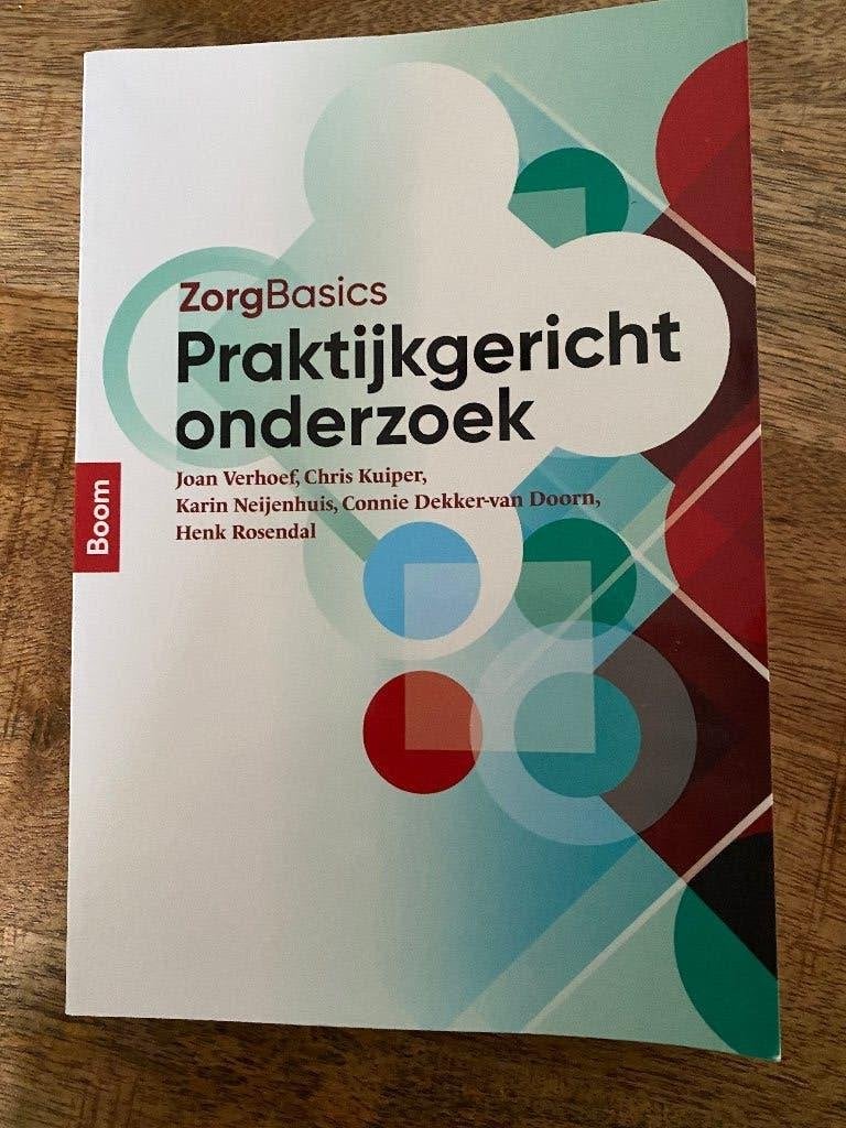 ZorgBasics Praktijkgericht onderzoek, Boeken, Boom, Zo goed als nieuw, Beta, HBO