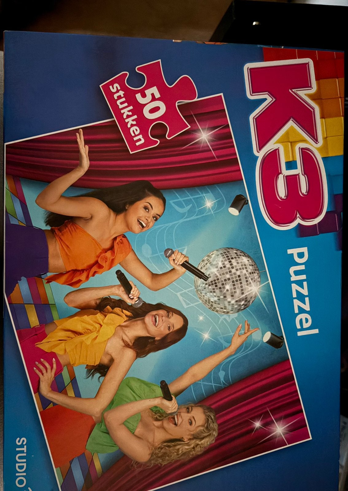 K3 puzzel, Ophalen of Verzenden, Meer dan 50 stukjes, Zo goed als nieuw