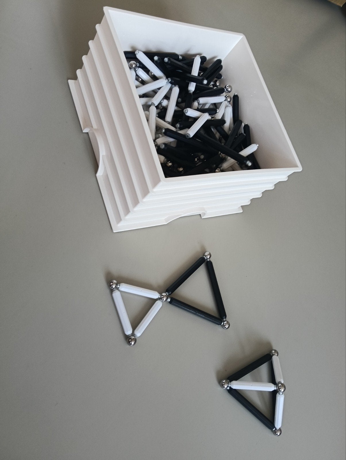 Playtive Junior Magneetspel - Zwart/Wit Constructieset, Ophalen of Verzenden, Gebruikt, Overige merken