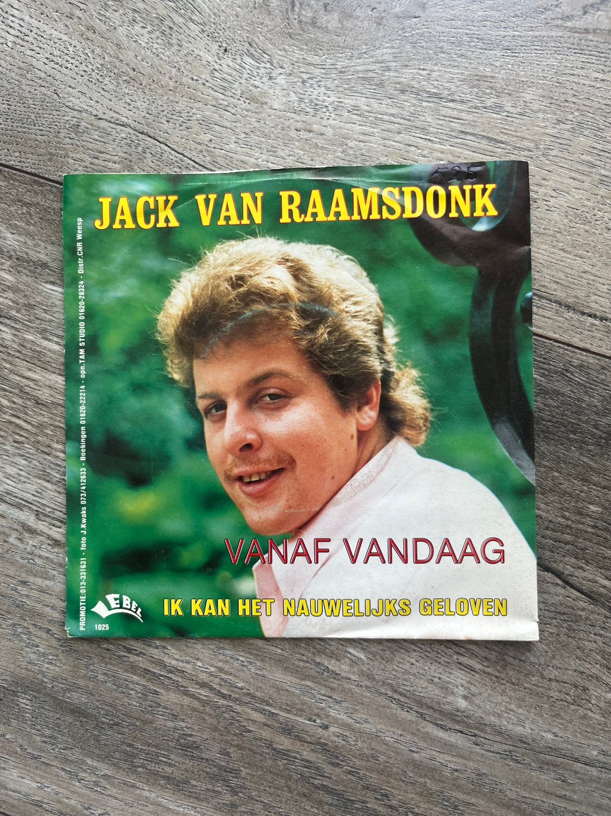 Jack van Raamsdonk - vanaf vandaag, Ophalen, Zo goed als nieuw, Overige formaten, Levenslied of Smartlap