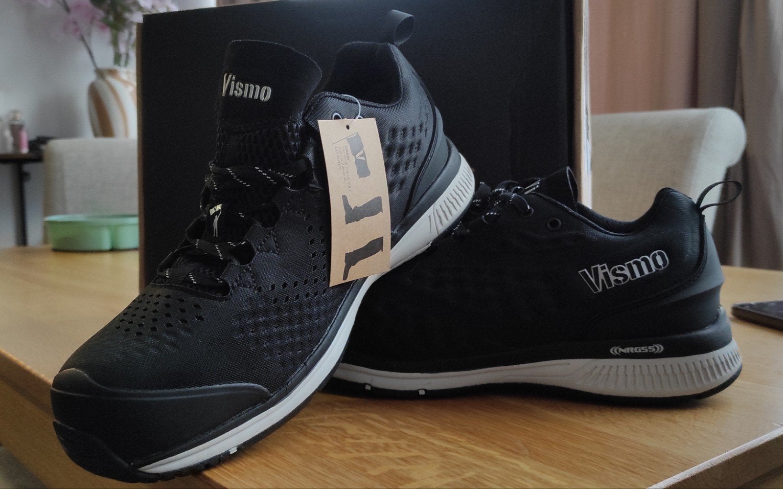 Vismo veiligheidsschoenen maat 45, nieuw in doos, Tuin en Terras, Werkkleding, Ophalen, Heren, Schoenen, Nieuw