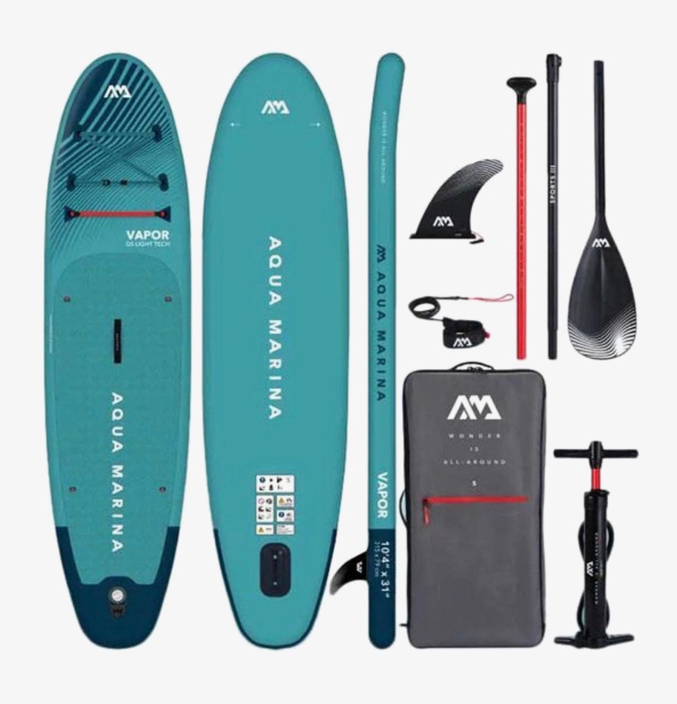 Aqua Marina Vapor supboard NIEUW complete set vaste prijs, Ophalen of Verzenden, Nieuw, SUP-boards