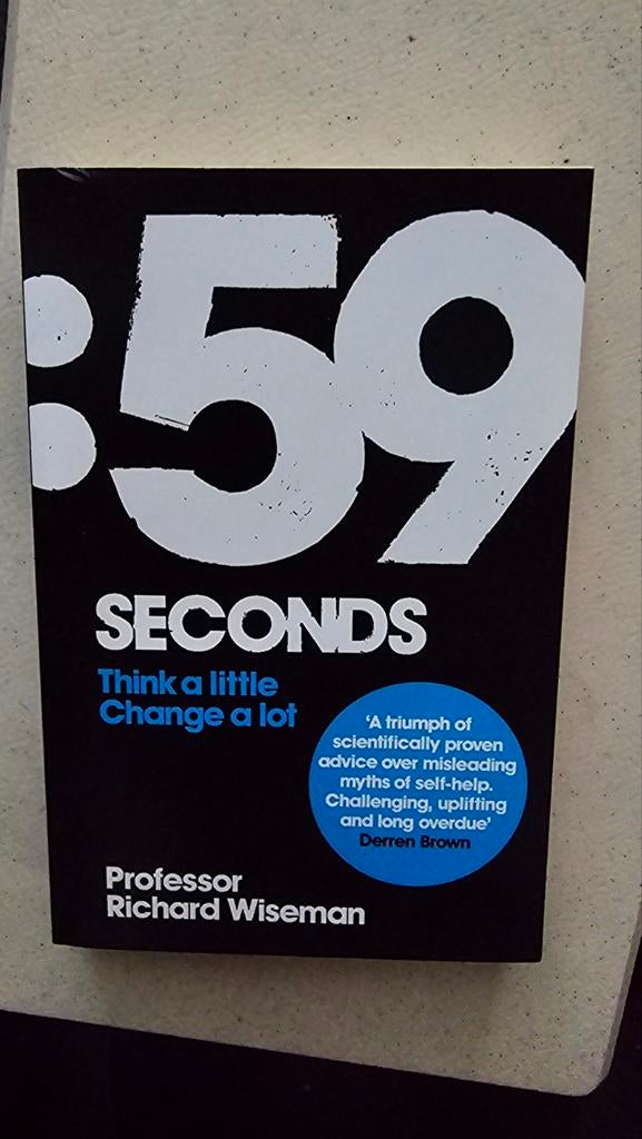 59 seconds engels boek, Ophalen of Verzenden