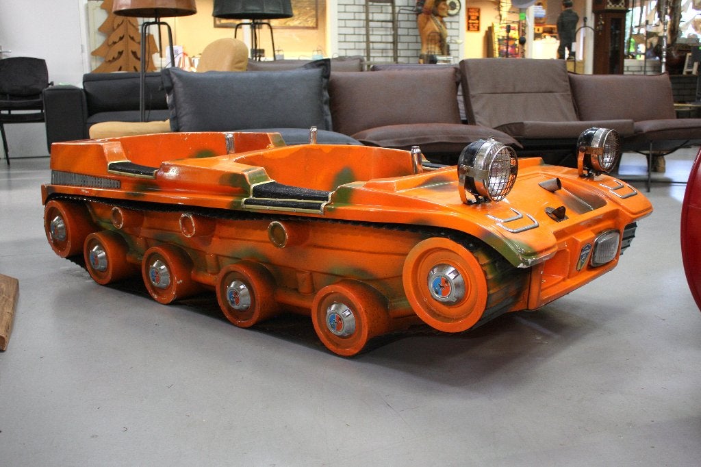 Decoratieve tank van een carousel decoratie 175 cm., Ophalen, Gebruikt, Auto's