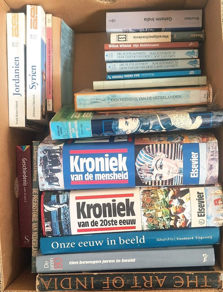 Diverse Geschiedenisboeken - Wereld en Nederland, Boeken, Ophalen, 20e eeuw of later, Gelezen, Diverse auteurs