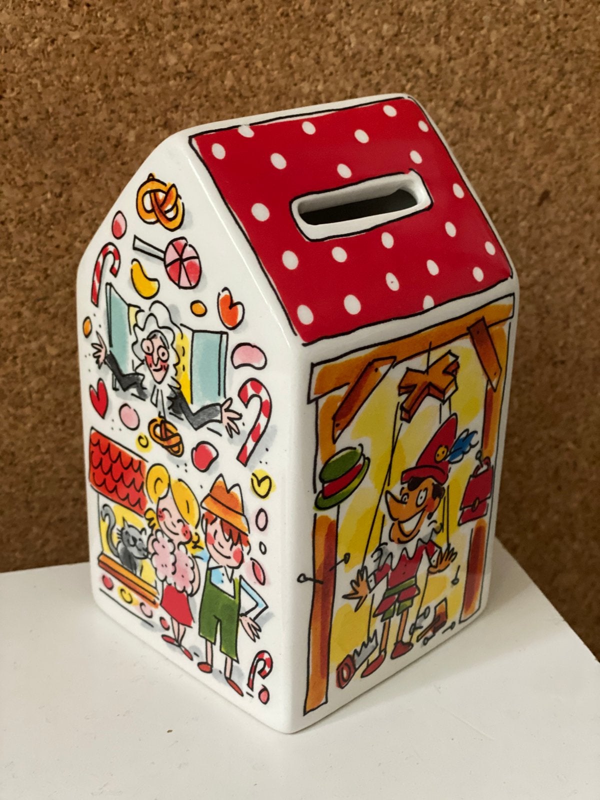 Efteling blond amsterdam spaarpot, Ophalen of Verzenden, Zo goed als nieuw, Steen, Aardewerk of Keramiek, Overige thema's